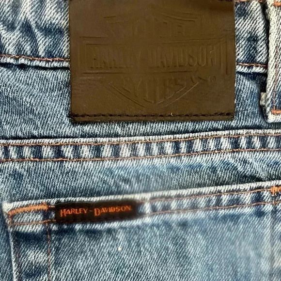 Harley Davidson Jeans Women's Straight Leg Denim Size 4P - Picture 6 of 9